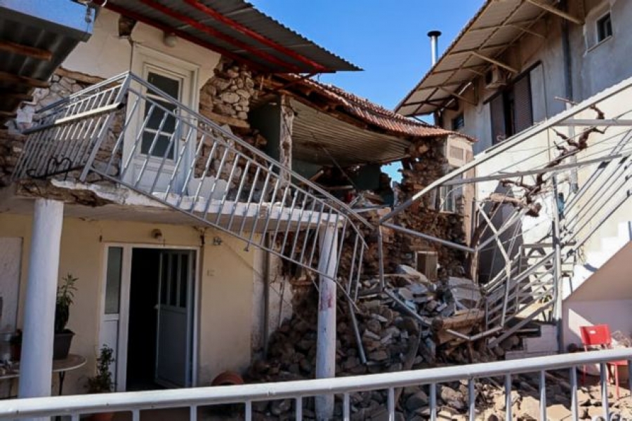 214 ζημιές δηλώθηκαν στις ασφαλιστικές από τη σεισμική ακολουθία στη Θεσσαλία 3-4 Μαρτίου 2021